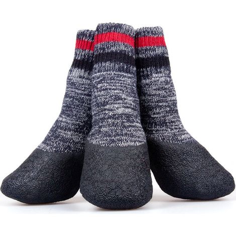Chaussettes antidérapantes ajustables et imperméables pour chiens petits, moyens et grands, XL
