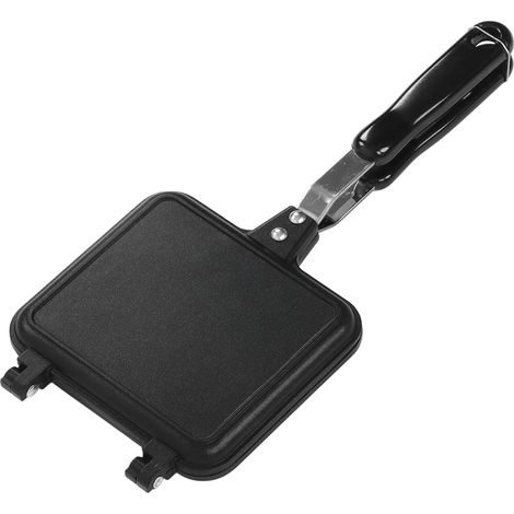 Doppelseitige Antihaft-Sandwichform, Frühstückspfanne, altmodisch dick und glatt zum Backen von Sandwiches. (1/5)