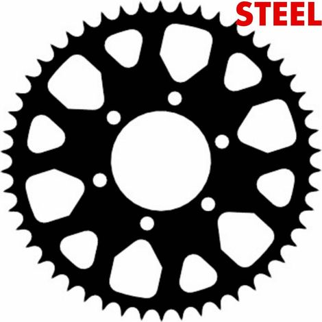 Stunt-Stahlritzel 50t-520 für Kawasaki ZX6-R 636 ER6 Z750 Z800 Z650 EX650 Ninja (1/5)