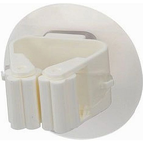 TRADE SHOP - Appendi Scopa Supporto Porta 1 Scopa Gancio Staffa A Parete Casa Accessori 79345 - (1/2)