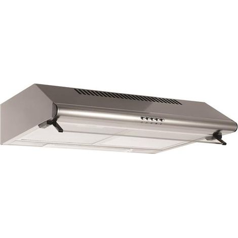 Hotte casquette 60 cm - 230 m³/h - 1 moteur 30W - 51 à 65 dB(A) min./ma GLEM - GHC620SS (1/2)