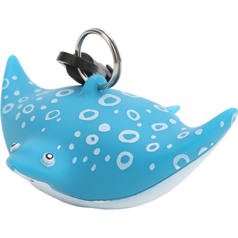 Étui de protection anti-poussière pour embout de plongée, support de détendeur avec clip, motif poisson cartoon bleu raie pastenague.