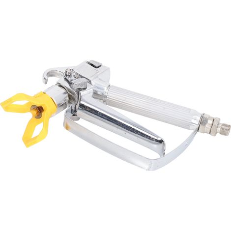 Pistolet à peinture sans air pour latex et revêtements, kit complet avec accessoires, pulvérisation homogène (1/5)