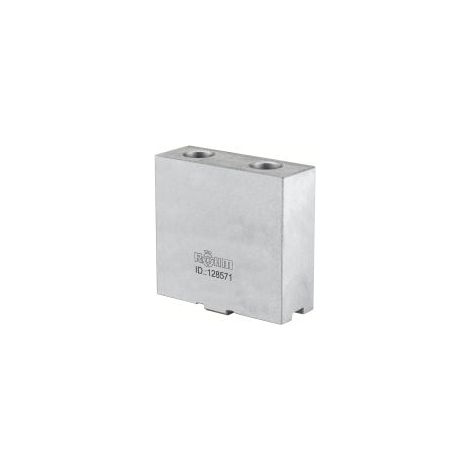Röhm ganascia superiore AB altezza speciale, misura 315, set 3 ganasce, non temprate, 16MnCr5, altezza 80 - 110435.