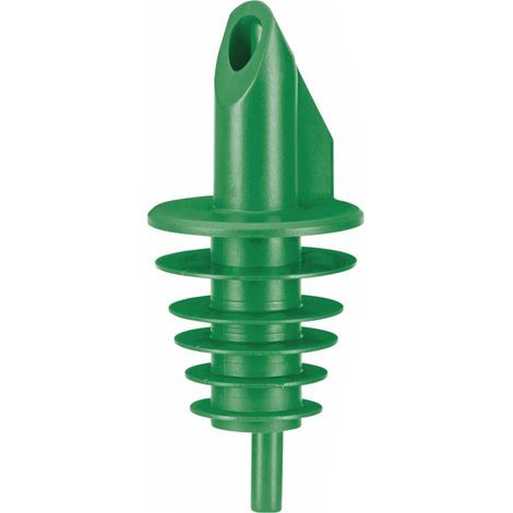 Ausgiesser, Ausgießer - BILLY, für Flaschen 0,5-,5 lt, Grün, Mit 5 Lamellen