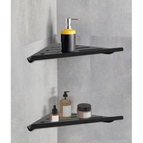 Set mit 2 Eckduschablagen aus Edelstahl 304 – für Bad und Küche, 215 x 215 x 305 mm (1/4)