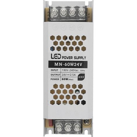 60-W-Schaltnetzteil für LED-Streifenbeleuchtung, Schutzart IP68, CTN-Serie, AC 190–240 V/24 V