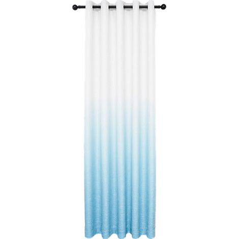 Rideau Dégradé - 140 cm x 250 cm - Polyester Épais - Pour Salon Chambre À Coucher Salle À Manger - 1 Pièce (1/5)