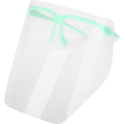 Masque dentaire professionnel de protection dentaire, visière amovible verte (1/5)