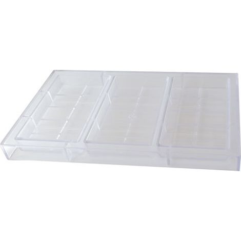 Transparente 3-tabletten-schokoladenform - Scrapcooking - 6754 (1/3)