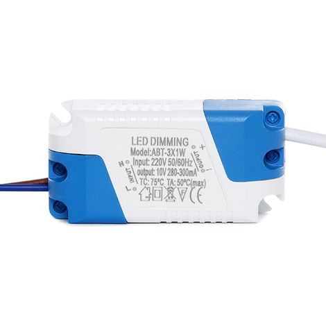 Driver Dimable Slimline Downlights 3W