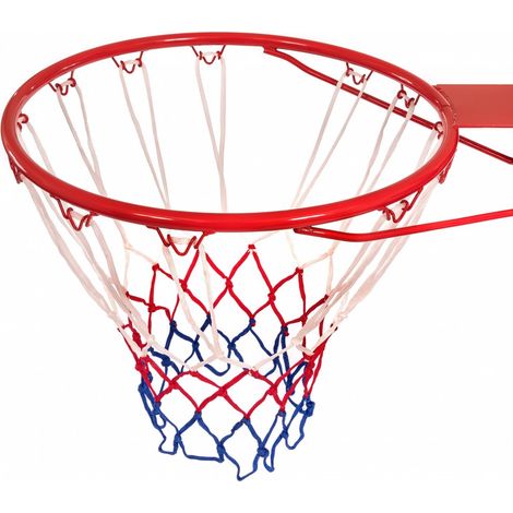 Oypla Heavy Duty Wall Mounted Full Size Red Basketball Hoop Rim and Net (1/5)