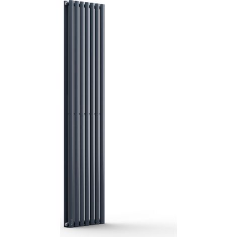 Blumfeldt Tallheo 41 x 180 - Radiatore, calorifero da bagno, 1435 W, acqua calda, 1/2" (1/5)