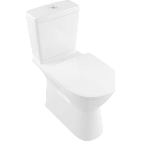 Vaso WC O.novo Vita 360 x 710 mm, DirectFlush, modello a pavimento, scarico orizzontale, scarico verticale possibile con gomito vario, porcellana sanitaria bianco (1/3)