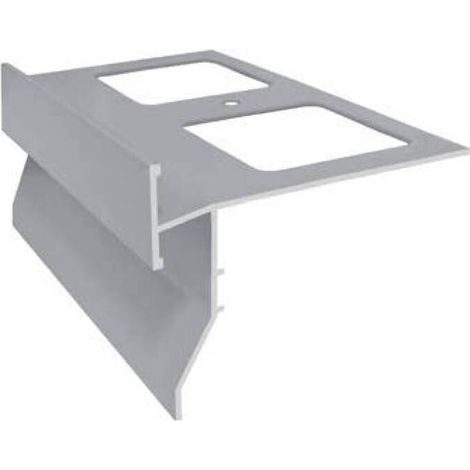 10 x GOCCIOLATOIO P/BALCONI PVC MM 85X2,6 M GRIGIO