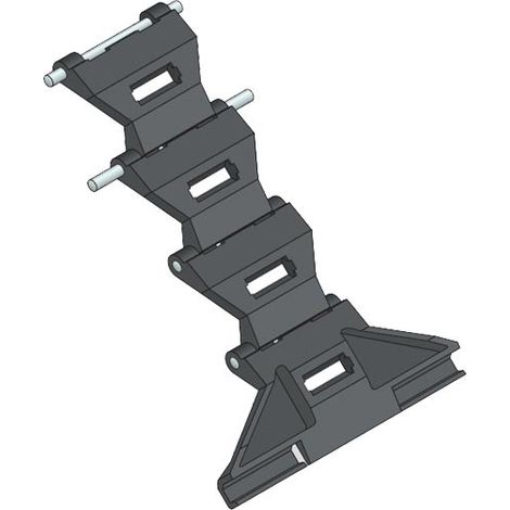 Verrou Auto Volet Roulant Gaviota Lame 8-9mm - 4 Maillons - 35mm (1/3)