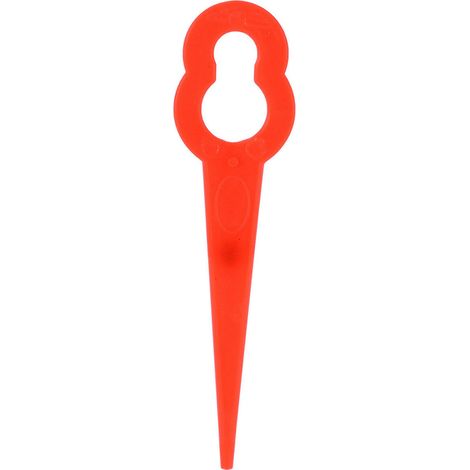 100 Schneidmesser für Freischneider, Kunststoffmesser für Rasenmäher, Ersatzteile für Rasentrimmer, 100 Stück (1/4)