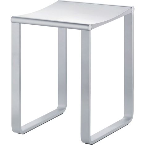 KEUCO Plan Taburete de baño cromado/blanco, 14982010051