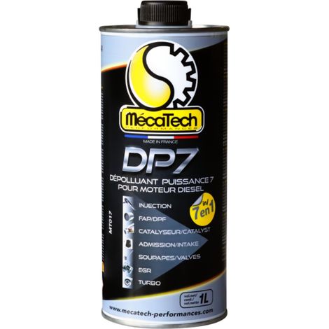 Dépolluant moteur diesel 7 en 1 DP7 1L MECATECH