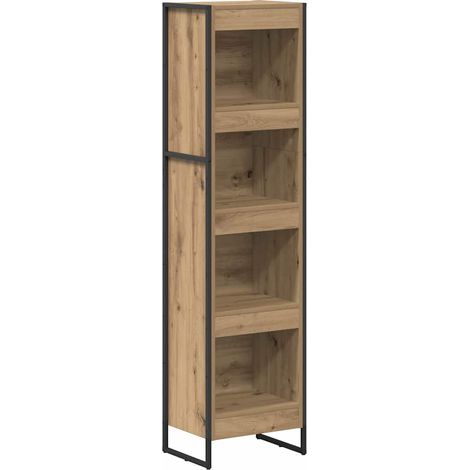 Maison Exclusive - Bücherregal Kunsthandwerk Eiche 40 x 30 x 155