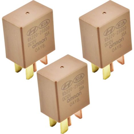 Relais automobile 95220-2S000 DC 12 V 35 A 4 broches compatible avec Hyundai KIA (lot de 3) (1/5)