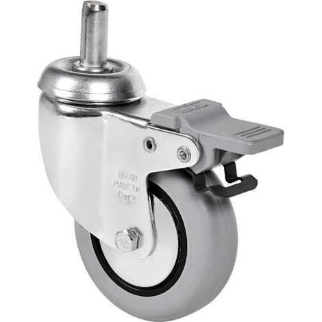 rueda giratora esp.lisa m12x30 freno 33bhfd60cp-pgia poliamix-goma gris liso (1/2)