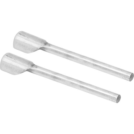 Ensemble de 2 outils semi-circulaires pour la coupe du cuir avec poinçon en acier, outil à main pour ceinture/bande, 15 mm (1/5)