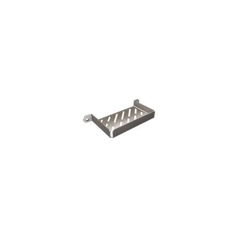 Jabonera pequeña calada, técnica, acero inoxidable pulido (1/3)