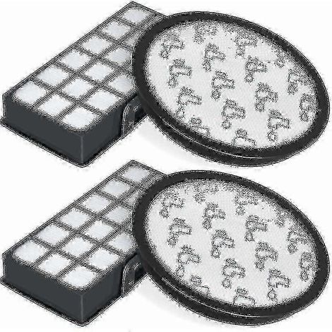 Set mit 2 HEPA-Filtern für Rowenta Silence Force Cyclonic 4aaaa Ro7647ea Ro7663ea Ro7676ea Ro7681ea (Modell Ro76xx) Staubsauger, Ersatzfilter (1/4)