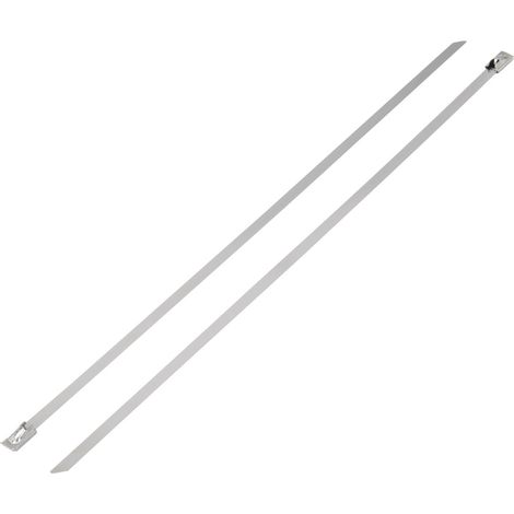 TRU COMPONENTS 1592753 TC-BST-300L203 Kabelbinder 300 mm 7.90 mm Silber  1 St.