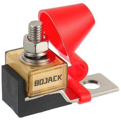 BOJACK MRBF Single Stud Block Fuse Holder 5/16" 200A 58V Boat Battery Terminal Fuse (1/5)