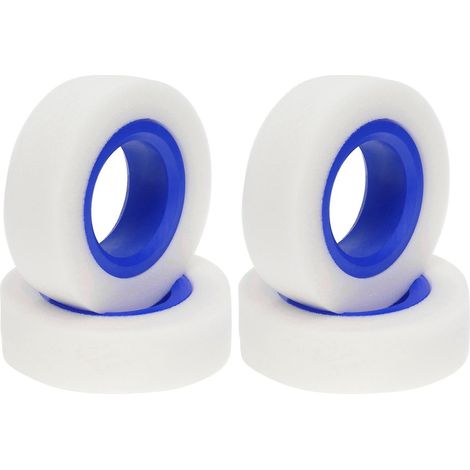 Dual Stage Softer TPE Foam 110mm Fit 1.9' Wheel Tires Replacement for Axial SCX10 90046 TRAX4 Remot-100mm-Blue
