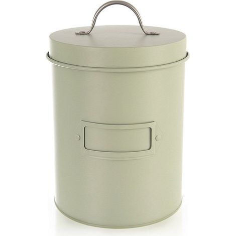 Conteneur de stockage en metal greenish 22 l vert