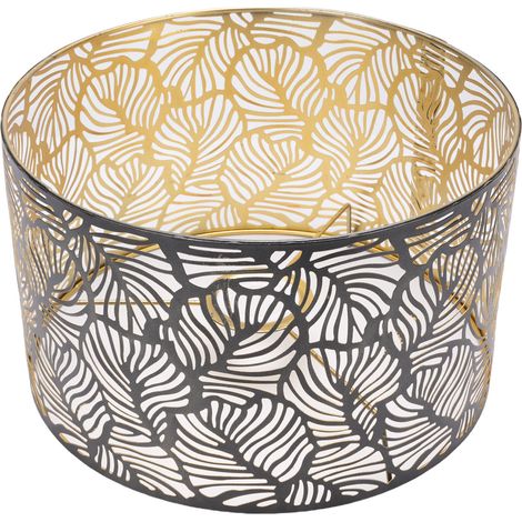 Abat-jour ajouré E27 E14 universel, bonne dissipation de la chaleur, couvercle de lampe raffiné pour lampe de table en fer (1/5)