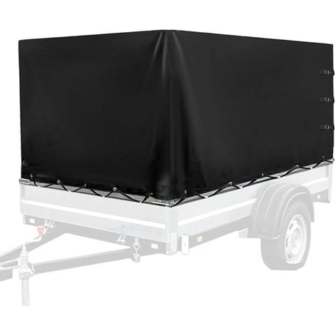 Housse de Protection pour Caravane Protecteur Imperméable Antidérapant Housse De Pluie Imperméable Renforcée Pour Remorque Pour longs voyages, aventure, camping, temps froid et hiver (1/5)