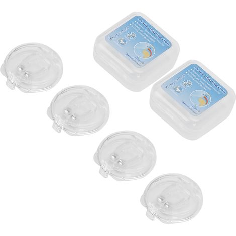 Pince Anti Ronflement Magnétique en Silicone - Dispositif Portable Mini pour un Sommeil Paisible (1/5)