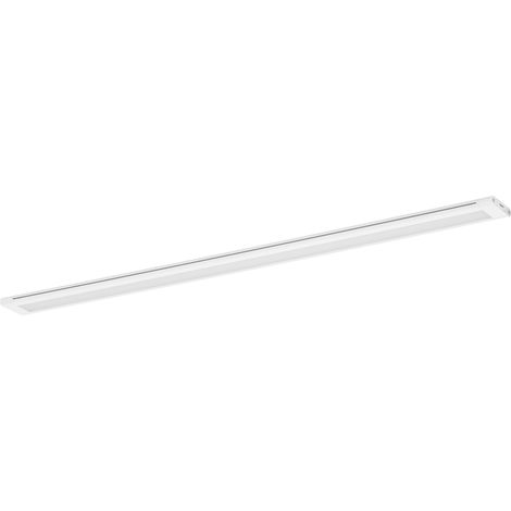 OSRAM SMART+ Wifi luminaire sous meuble étroit 50x3.75 avec TW, en blanc avec boîtier en aluminium, protection IP20 pour l'intérieur, montage facile