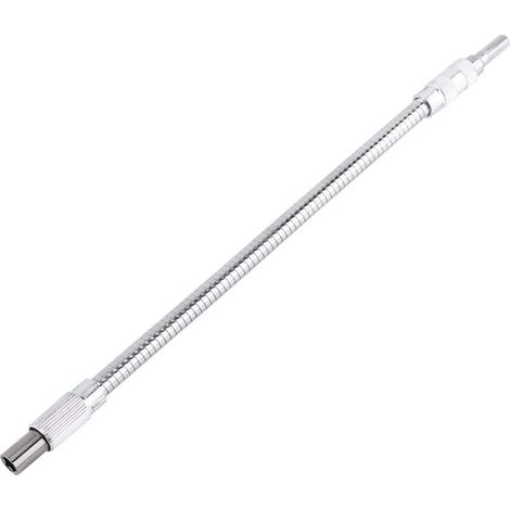 Arbre Flexible Support de Connexion Flexible Tige d'Extension de Perceuse Flexible 1/4 " pour Tournevis Perceuse Electronique (300 MM) (1/2)