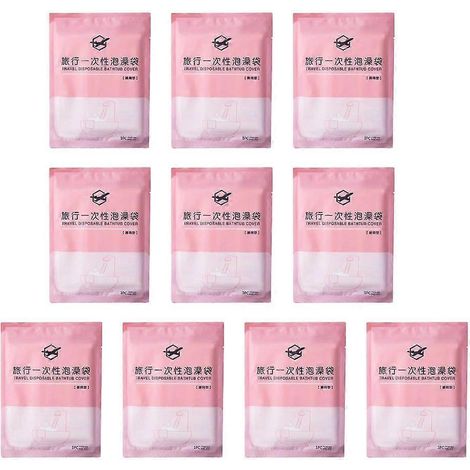 Sacs de protection pour baignoire, propres et sûrs, pour seau de bain, jetables pour les voyageurs (1/4)