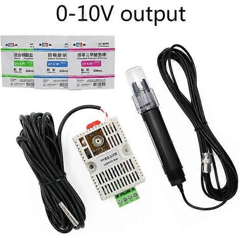 Module de capteur transmetteur de température pH, tension 0-5V/0-10V, 4-20mA, sortie RS485, capteur pH, électrode pH, interface BNC.