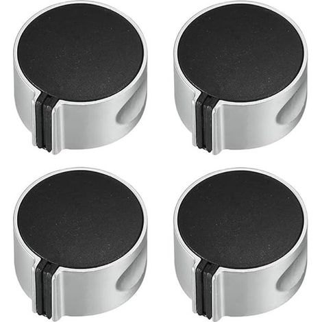 4er-Pack Ersatzteile für Gasherdknöpfe. 8 mm Knopfabdeckung, passend für alle gängigen Gasherde.