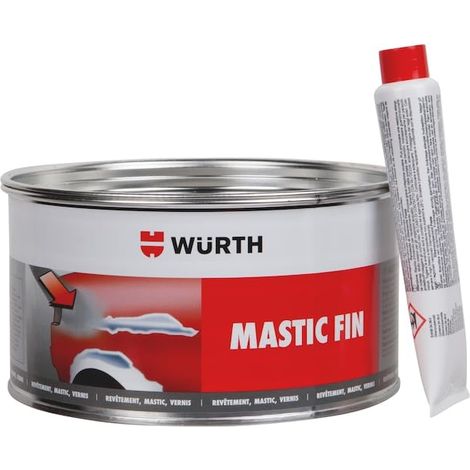 Mastic fin pour réparation de carrosserie de voiture