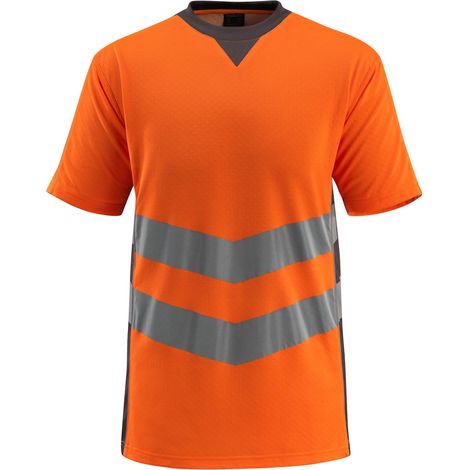 Mascot Warnschutz T-Shirt SANDWELL SAFE SUPREME 50127 Gr. S warnorange/dunkelanthrazit (1/4)