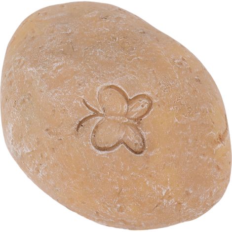 Pierre commémorative pour animaux de compagnie, motif papillon, à personnaliser soi-même. Pierre tombale en résine pour chat ou chien, couleur sable jaune. (1/5)