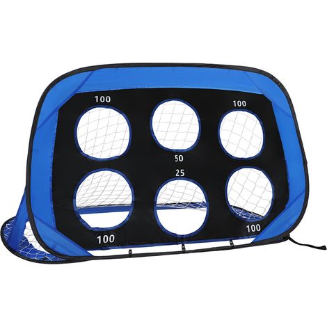 Randaco porta da calcio portatile pop-up Porta da calcio 4 in 1 con borsa Mini porta da calcio per bambini 120x80x80 cm 1PCS