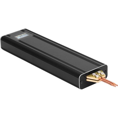Poste à souder par points portable à 80 niveaux de réglage, mini-machine à souder manuelle avec écran LCD pour batterie lithium 18650.