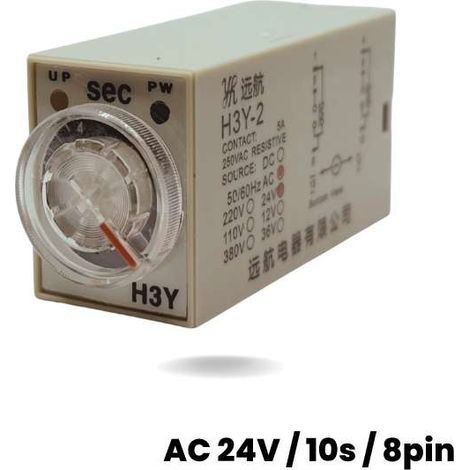 Zeitrelais AC24V / 10s / 8-polig (1/5)