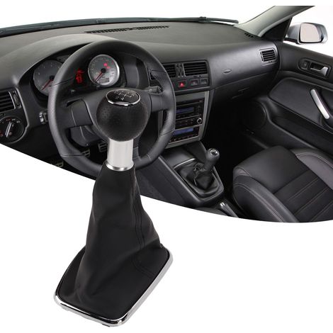 (Exklusiv erhältlich bei Meikeduo) 5-Gang-Schalthebel mit Staubschutzkappe, kompatibel mit Links- und Rechtslenkerfahrzeugen, passend für VW Golf MK4 1997-2004 (1/5)