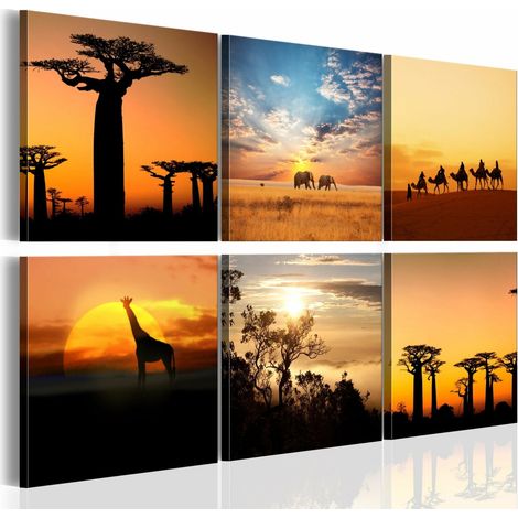 Tableau paysages africains - 120 x 80 cm (1/4)