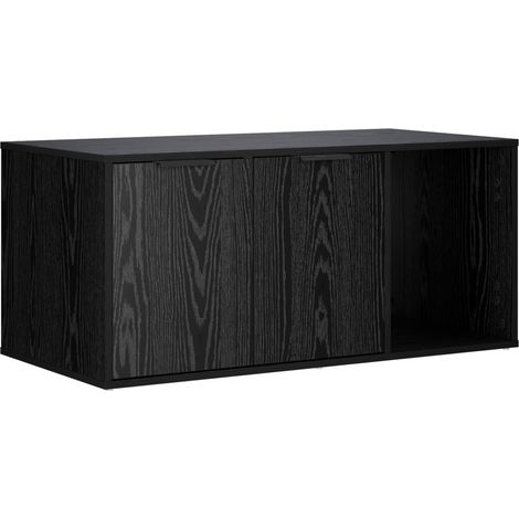 Meuble pour caisse de chat Chêne noir 100 x 49 x 45 cm